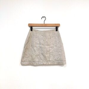 Moussy wool blend mini skirt size 1 (small)